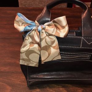 Coach purse tie
